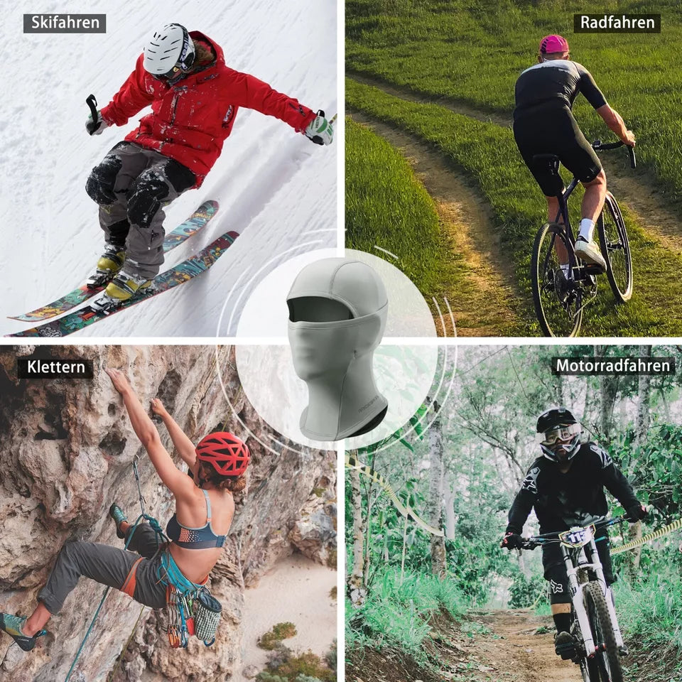 Balaclava infantil ROCKRBOS, balaclava de inverno, capa quente para esqui, corrida