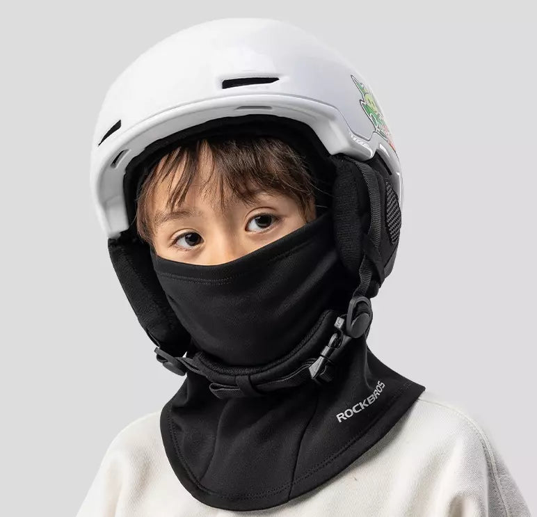 Balaclava infantil ROCKRBOS, balaclava de inverno, capa quente para esqui, corrida