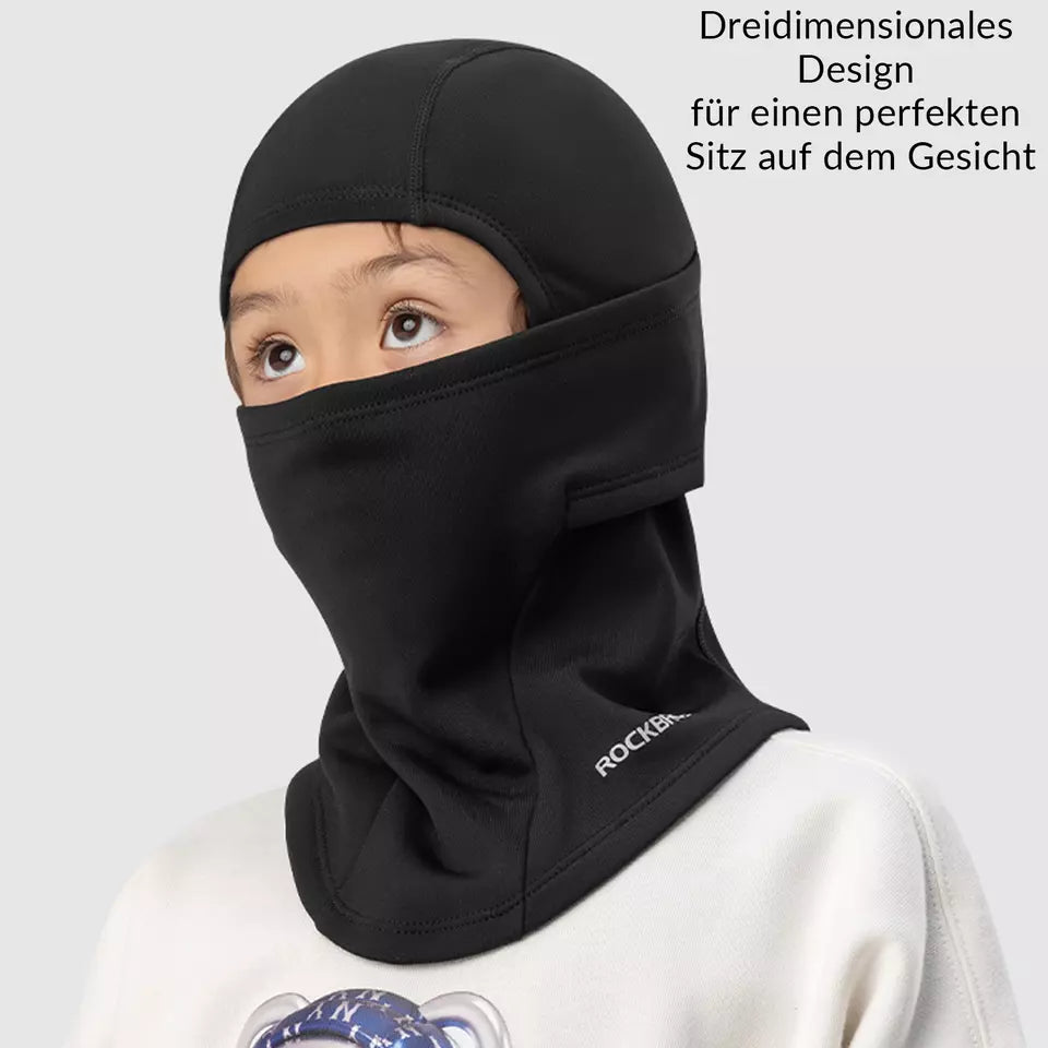 Balaclava infantil ROCKRBOS, balaclava de inverno, capa quente para esqui, corrida