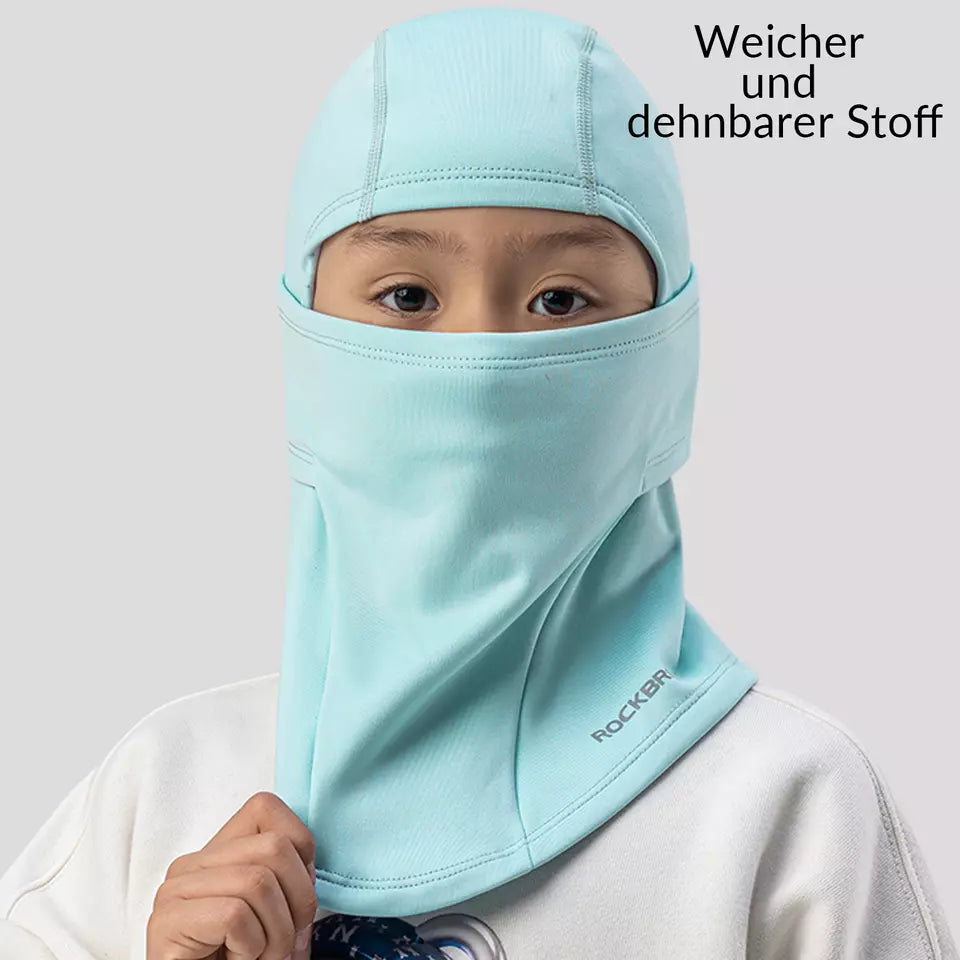 Balaclava infantil ROCKRBOS, balaclava de inverno, capa quente para esqui, corrida