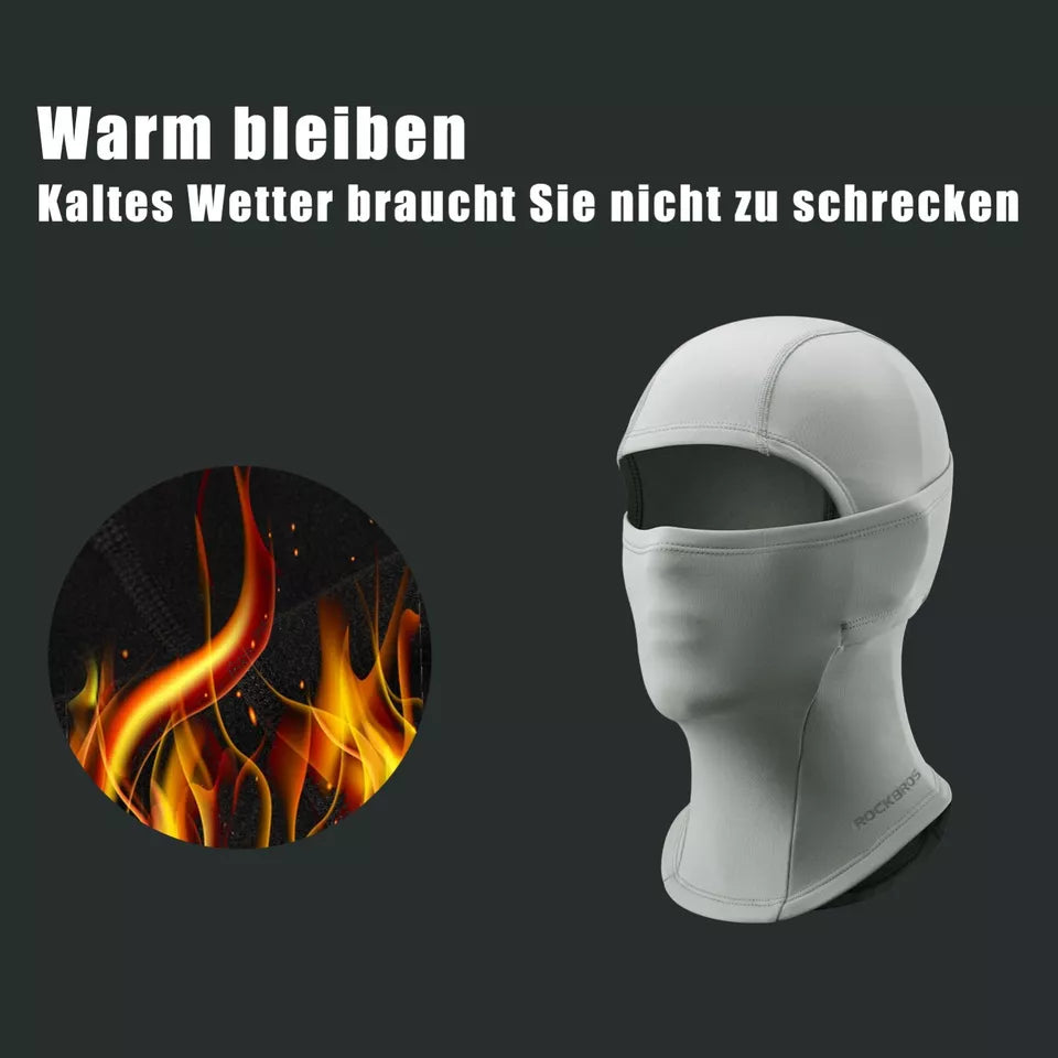 Balaclava infantil ROCKRBOS, balaclava de inverno, capa quente para esqui, corrida