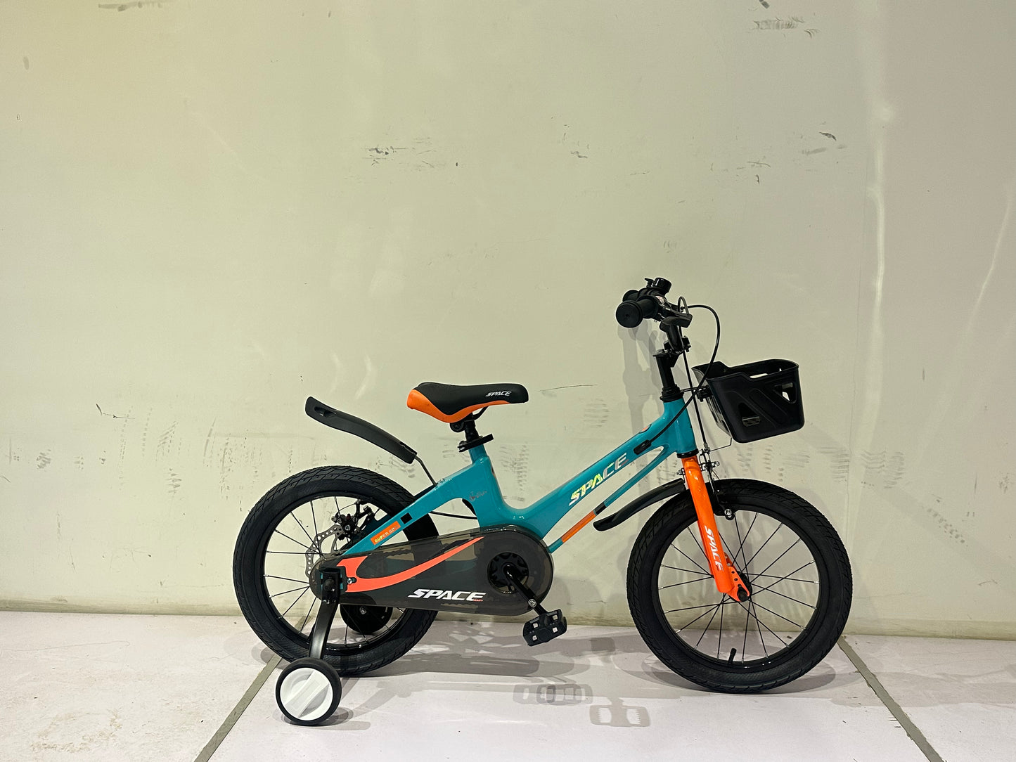 Bicicleta infantil SKYS de 3 a 9 anos 14/16/18 polegadas azul laranja