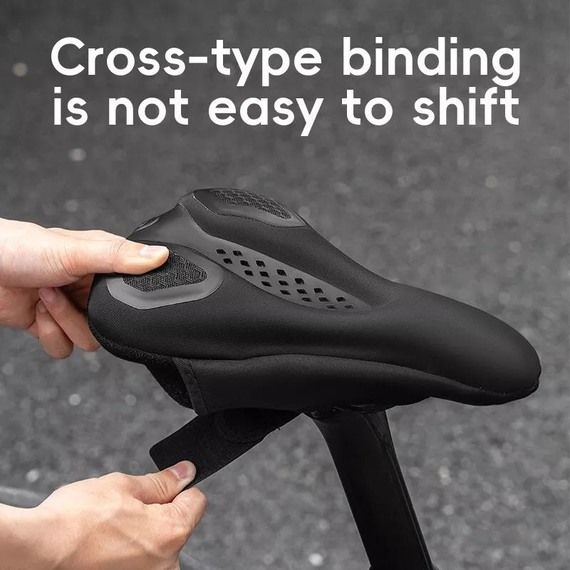 ROCKBROS capa de sela de bicicleta, capa protetora de sela com capa de chuva