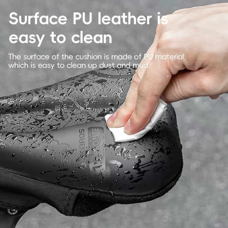 ROCKBROS capa de selim de bicicleta em gel respirável capa de selim de bicicleta