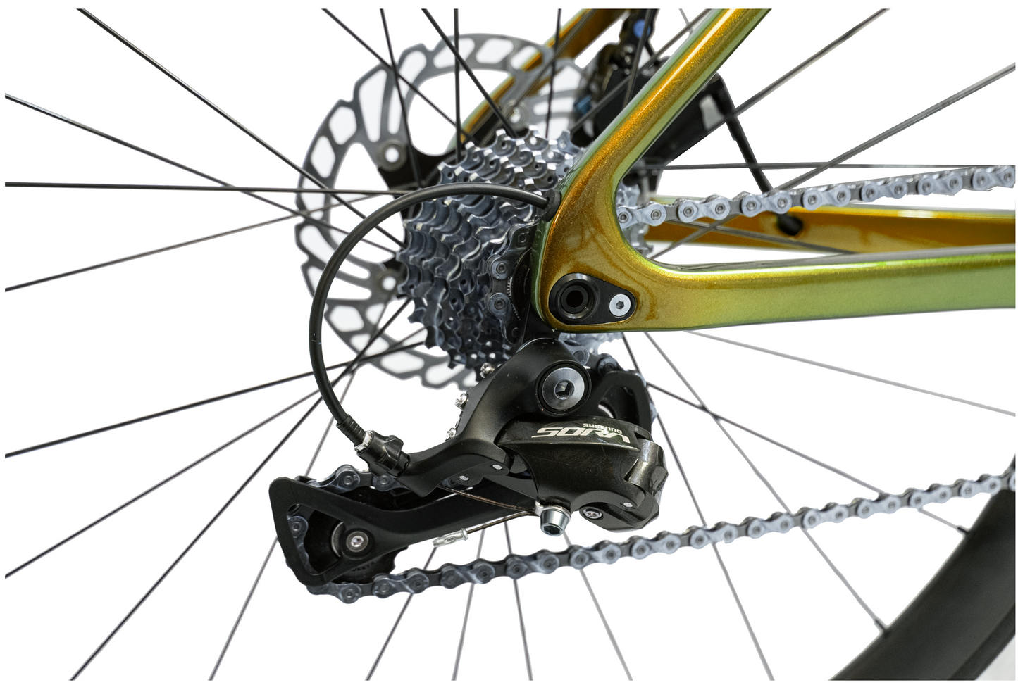 RINOS Bicicleta de estrada de carbono 700C Shimano SORA R3000 18 velocidades Odin1.0