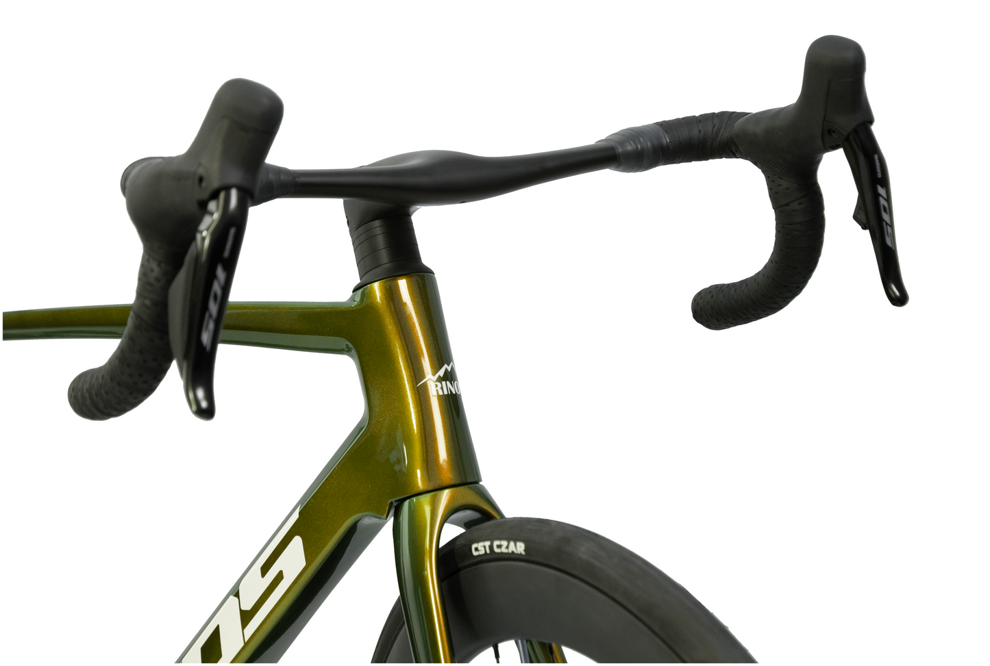 RINOS Bicicleta de Estrada em Carbono Odin 6.1 Shimano 105 Di2, 24 velocidades