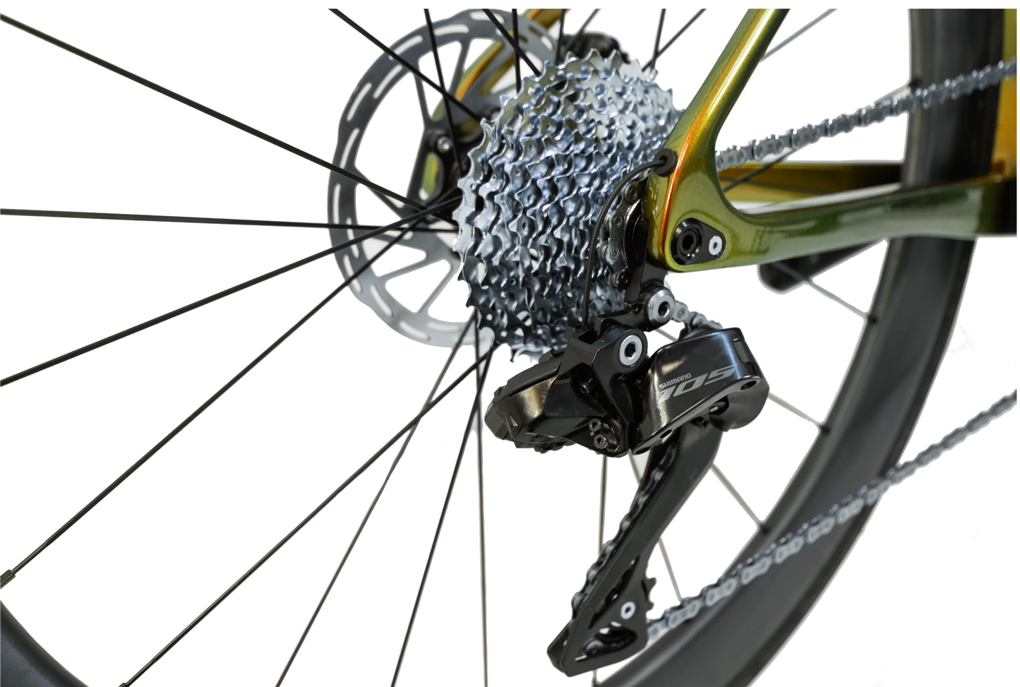 RINOS Bicicleta de Estrada em Carbono Odin 6.1 Shimano 105 Di2, 24 velocidades