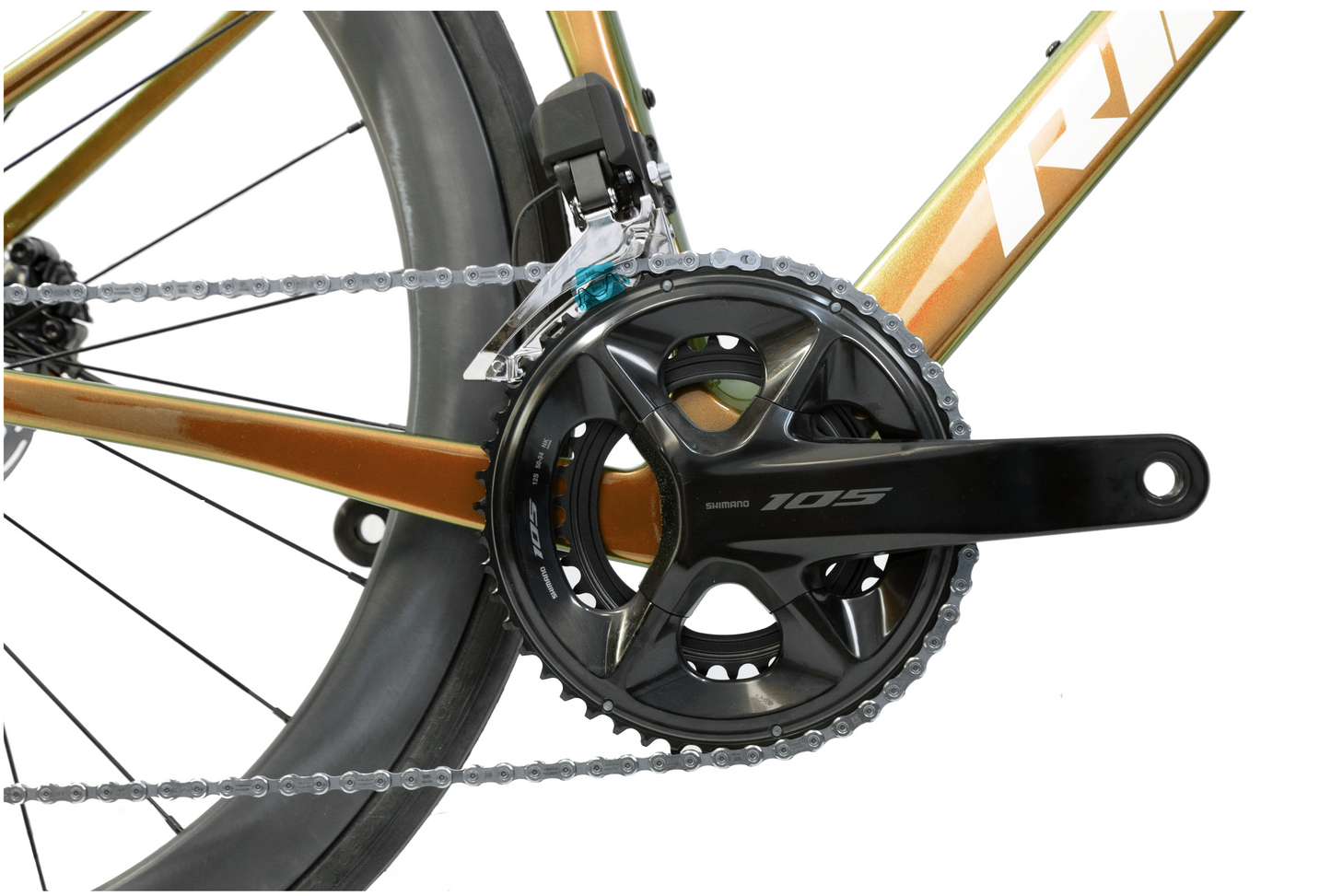RINOS Bicicleta de Estrada em Carbono Odin 6.1 Shimano 105 Di2, 24 velocidades