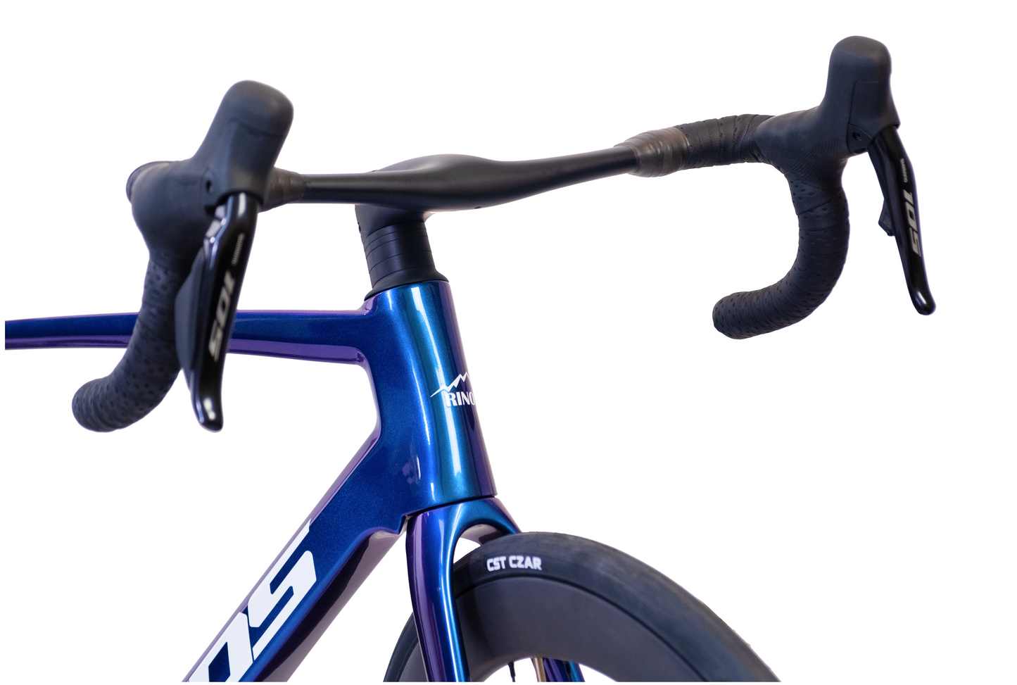 RINOS Bicicleta de Estrada em Carbono Odin 6.1 Shimano 105 Di2, 24 velocidades