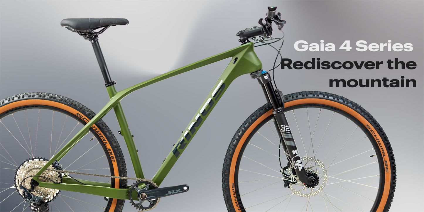 RINOS Gaia4.0 Carbono BTT Shimano SLX 12 velocidades Hardtail FOX
