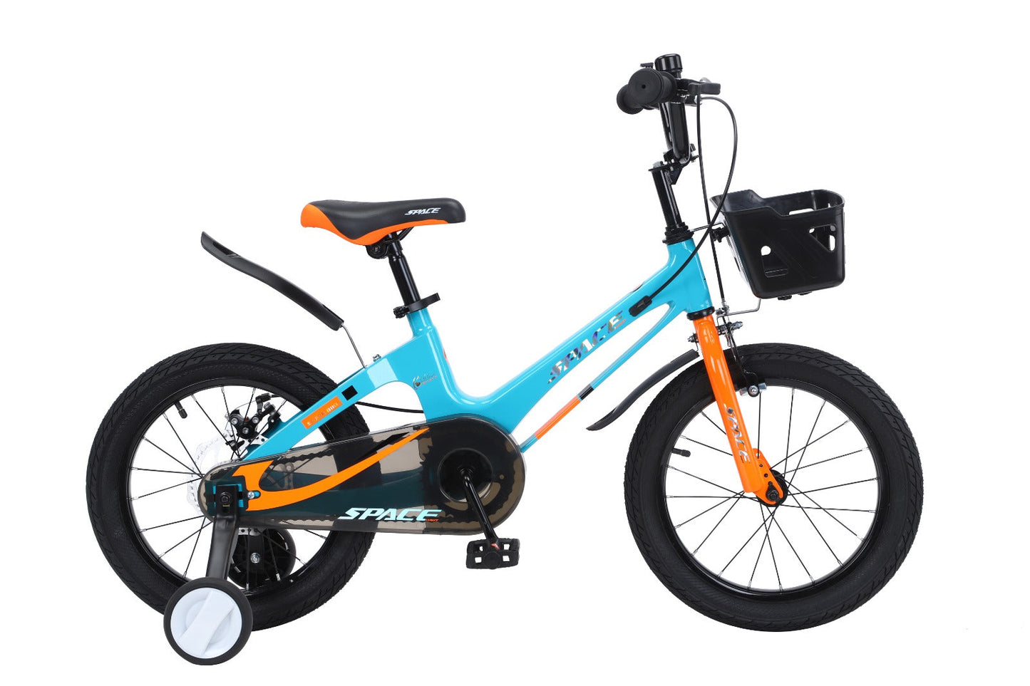 Bicicleta infantil SKYS de 3 a 9 anos 14/16/18 polegadas azul laranja