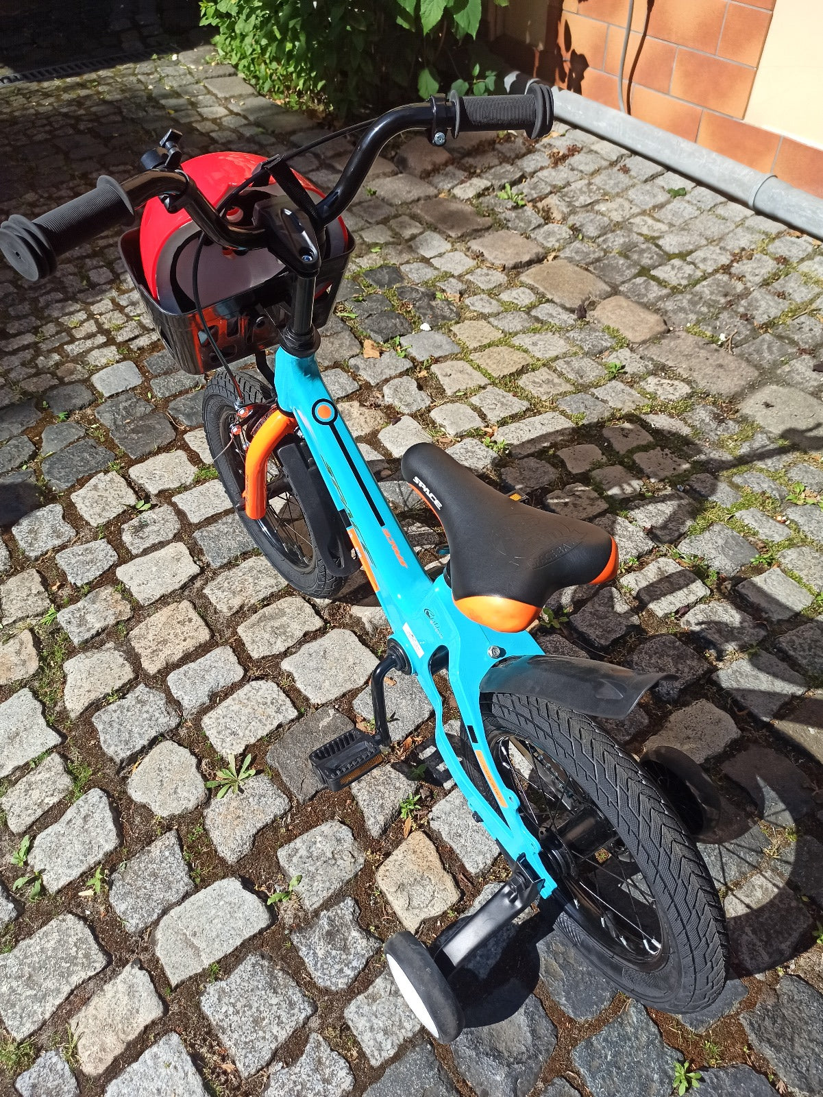 Bicicleta infantil SKYS de 3 a 9 anos 14/16/18 polegadas azul laranja