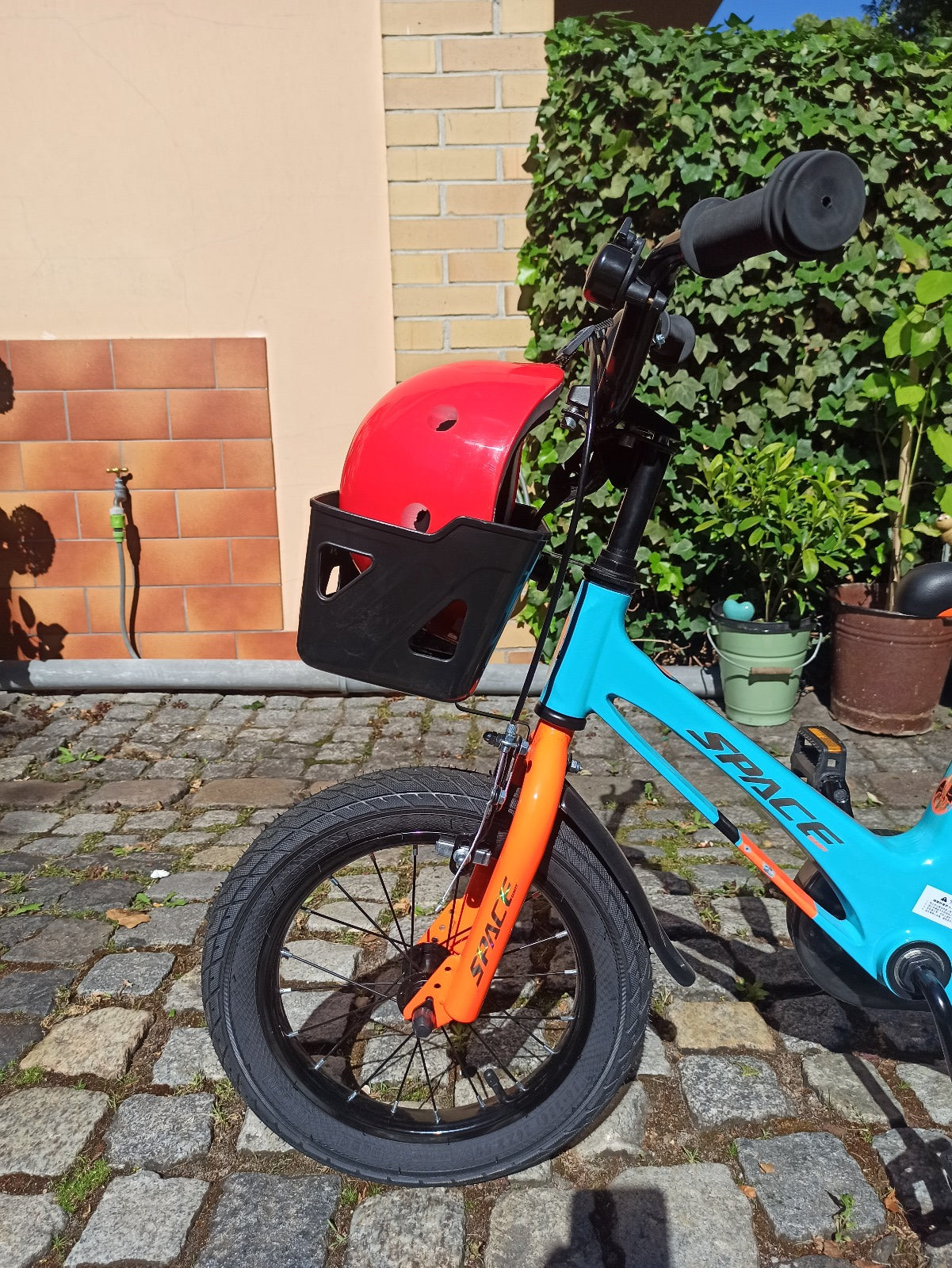 Bicicleta infantil SKYS de 3 a 9 anos 14/16/18 polegadas azul laranja