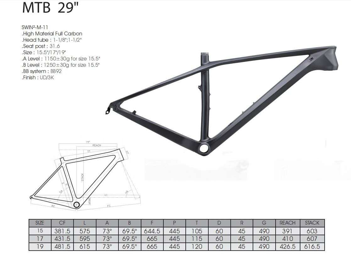 RINOS Gaia2.0 Carbono BTT Shimano Deore 12 velocidades Hardtail Rockshox