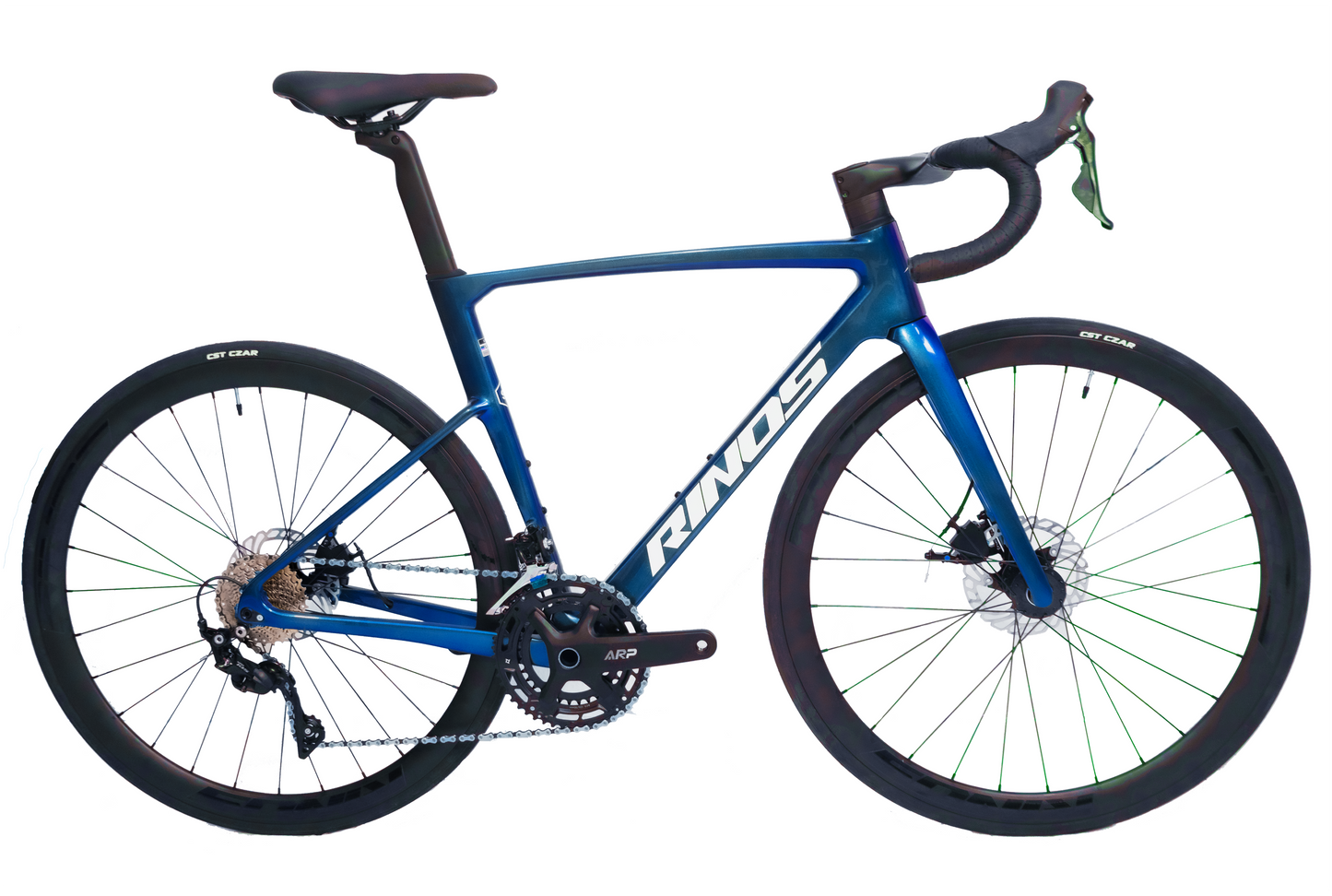 RINOS Bicicleta de estrada de carbono 700C Shimano 105 R7000 22 velocidades Odin3.0