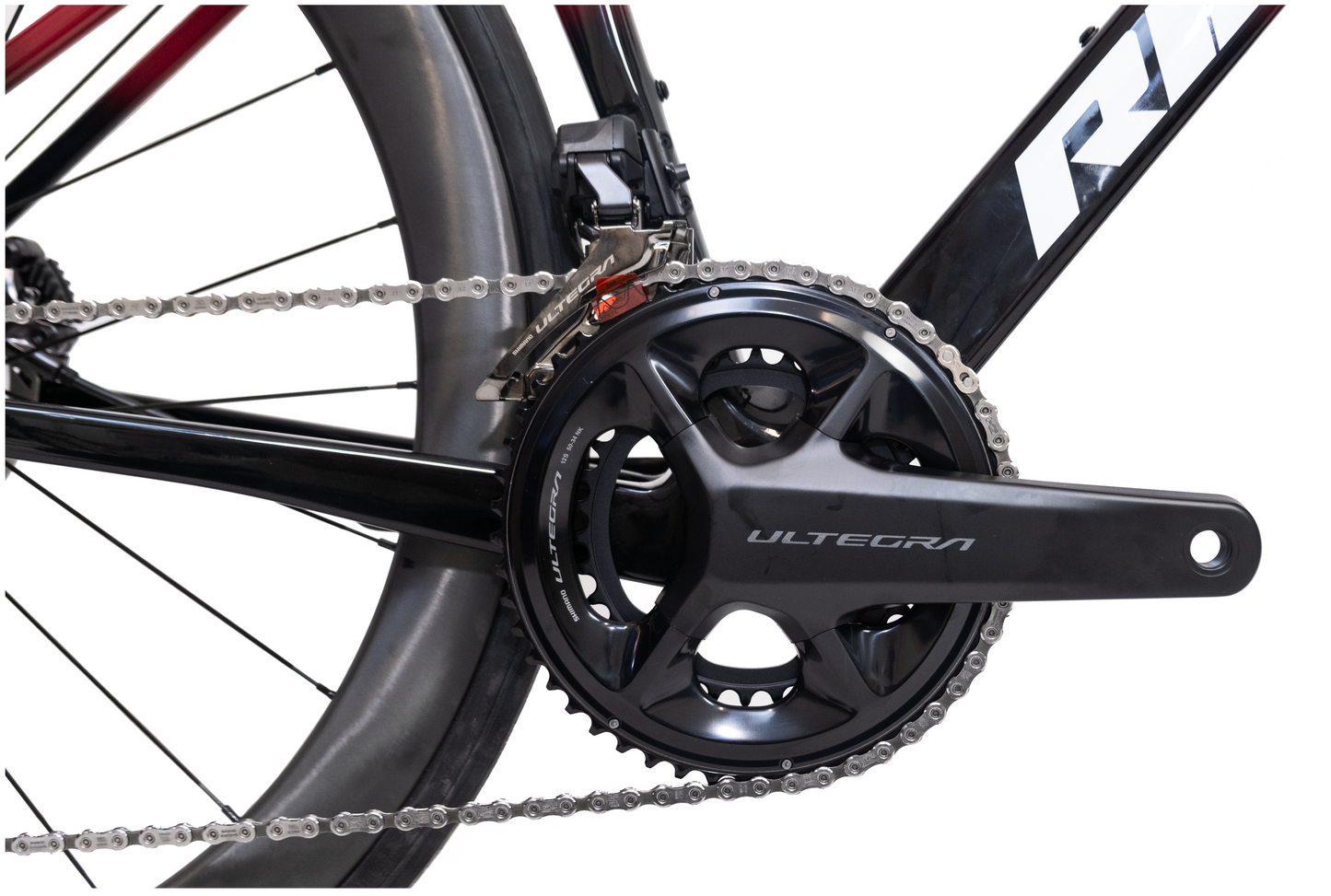 RINOS bicicleta de estrada em carbono Odin7.1 Shimano Ultegra Di2 Vermelha XS com rodas de carbono – 24 velocidades