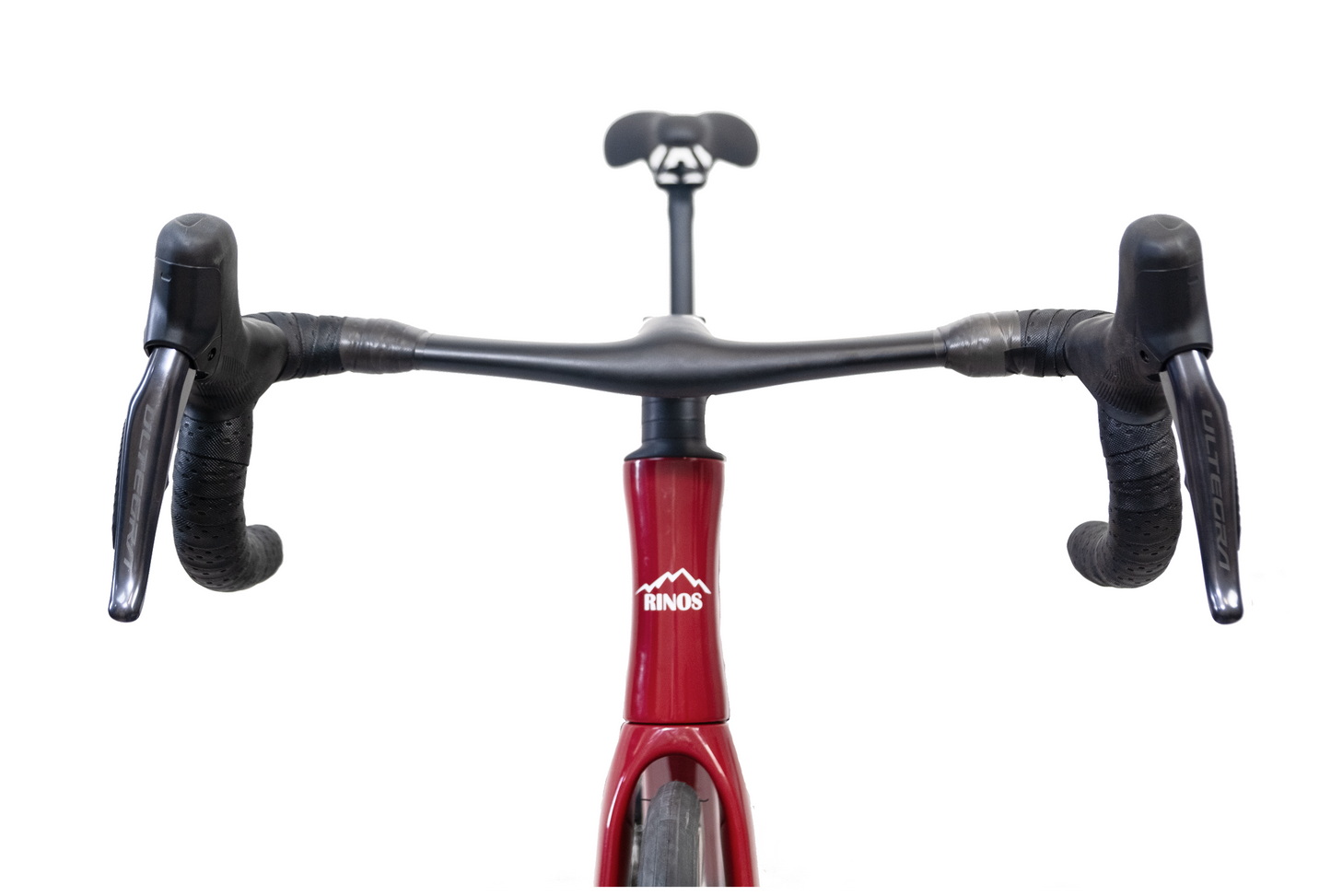 RINOS bicicleta de estrada em carbono Odin7.1 Shimano Ultegra Di2 Vermelha XS com rodas de carbono – 24 velocidades