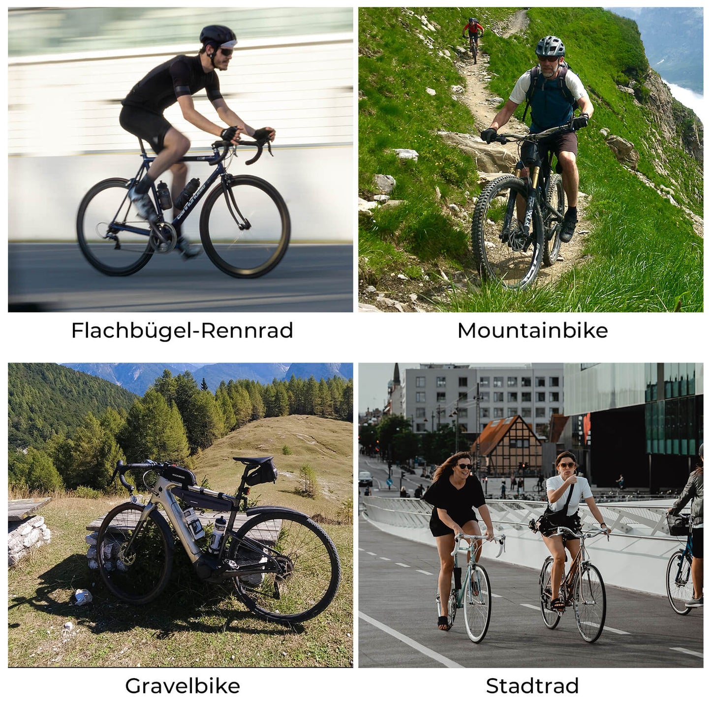 Selim de bicicleta leve e respirável - Para MTB, bicicleta de estrada e bicicleta gravel ROCKBROS