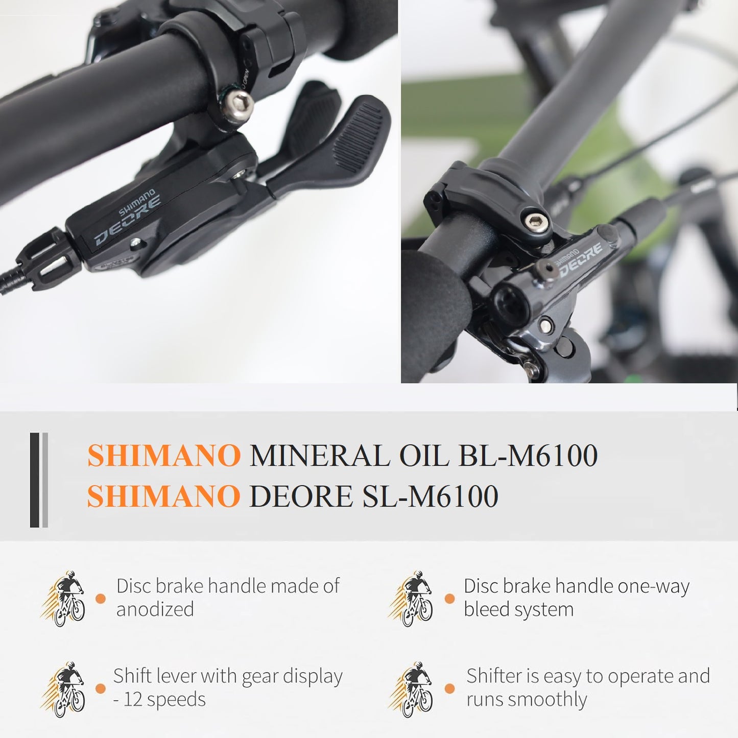 RINOS Gaia2.0 Carbono BTT Shimano Deore 12 velocidades Hardtail Rockshox