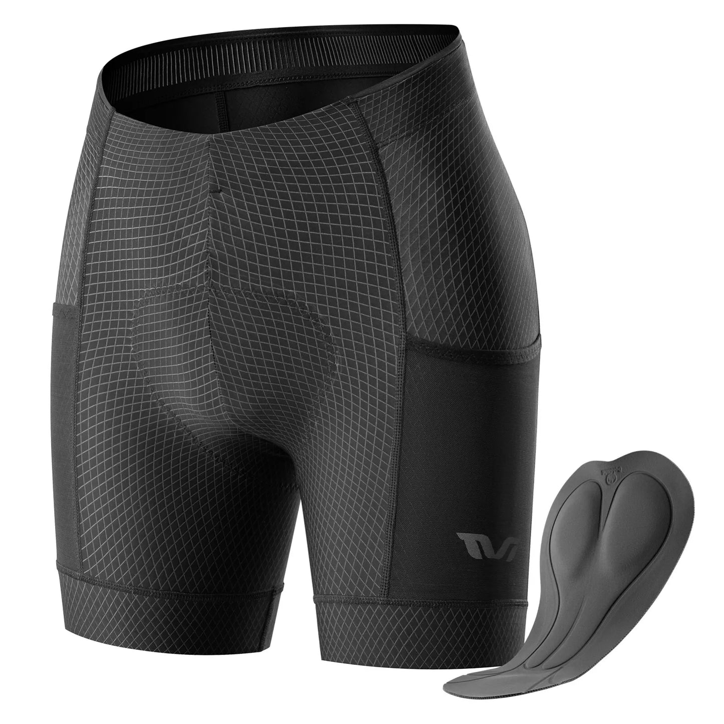 ROCKBROS TVI shorts de ciclismo feminino shorts de ciclismo 4D acolchoados shorts leggings curtos