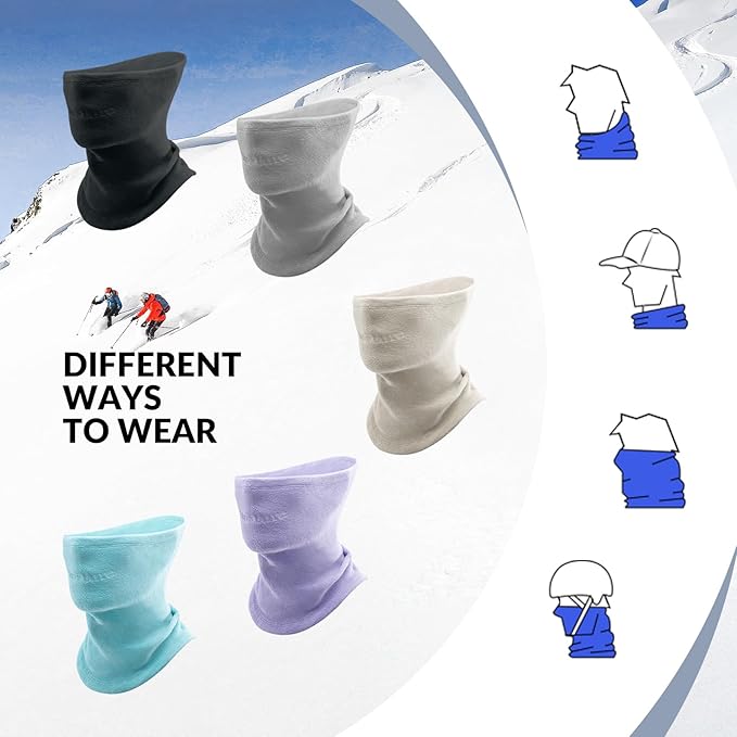 Qunature Balaclava Winter Warm Balaclava Thermal Windproof Balaclava Ski Mask para atividades ao ar livre, como ciclismo, motociclismo, snowboard, esqui, aquecedor de pescoço para mulheres/homens unissex