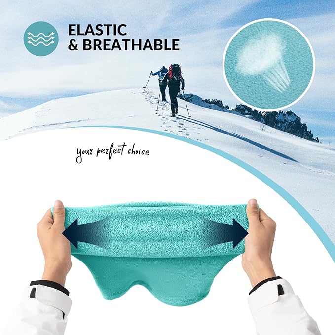 Qunature Balaclava Winter Warm Balaclava Thermal Windproof Balaclava Ski Mask para atividades ao ar livre, como ciclismo, motociclismo, snowboard, esqui, aquecedor de pescoço para mulheres/homens unissex