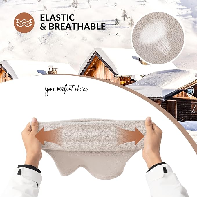 Qunature Balaclava Winter Warm Balaclava Thermal Windproof Balaclava Ski Mask para atividades ao ar livre, como ciclismo, motociclismo, snowboard, esqui, aquecedor de pescoço para mulheres/homens unissex