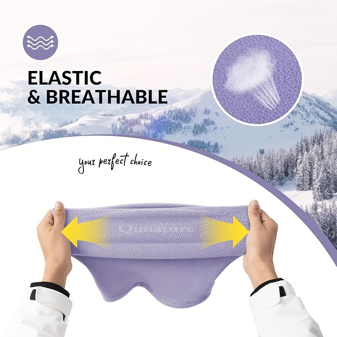 Qunature Balaclava Winter Warm Balaclava Thermal Windproof Balaclava Ski Mask para atividades ao ar livre, como ciclismo, motociclismo, snowboard, esqui, aquecedor de pescoço para mulheres/homens unissex