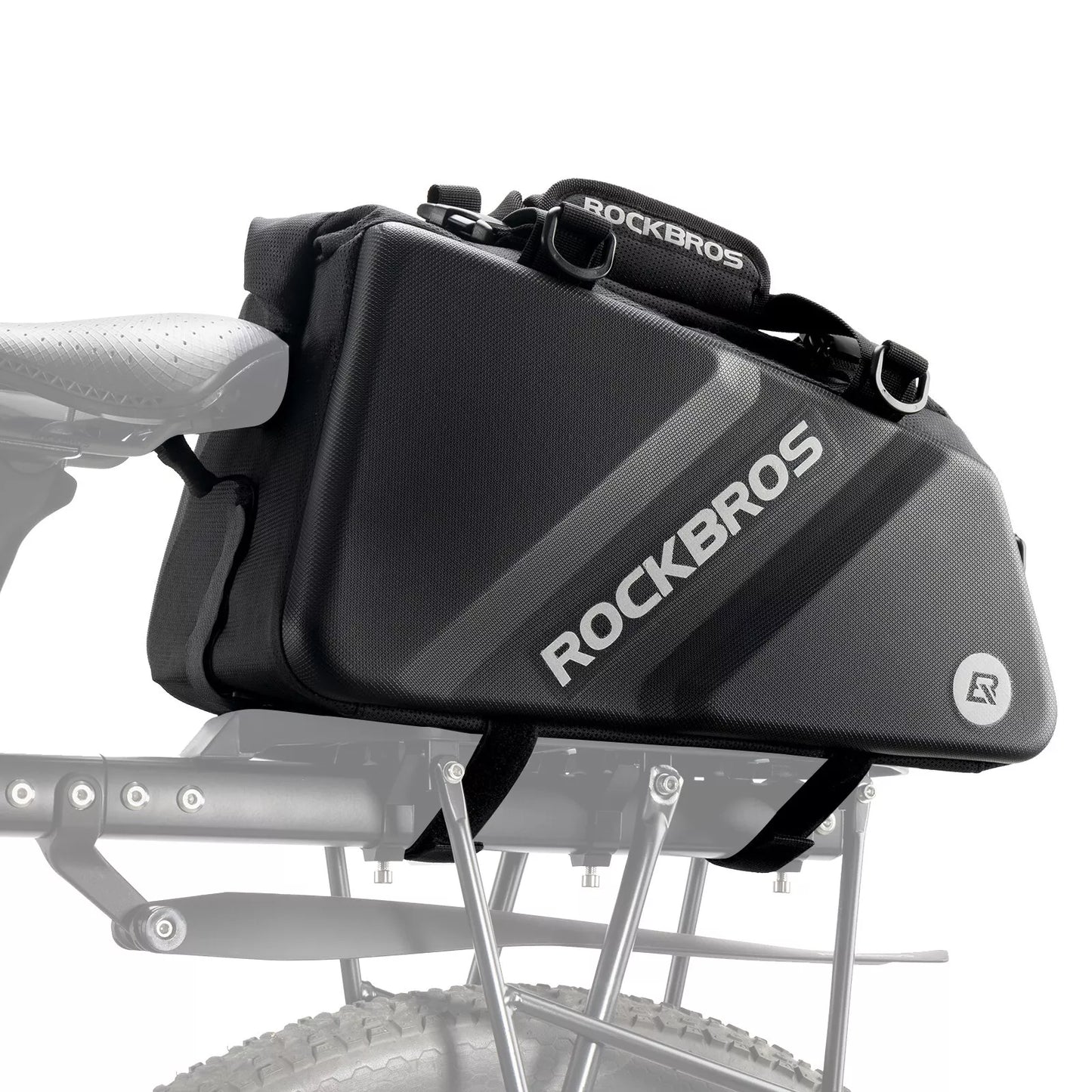 Bolsa de bagagem ROCKBROS, cestos para rodas traseiras de bicicleta, 11,6L, porta-bagagens -