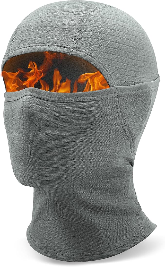 Qunature Balaclava Máscara de esqui de inverno Balaclava Ski Motocicleta Máscara facial feminina / masculina Balaclava quente à prova de vento respirável para esportes ao ar livre, esqui, snowboard, ciclismo