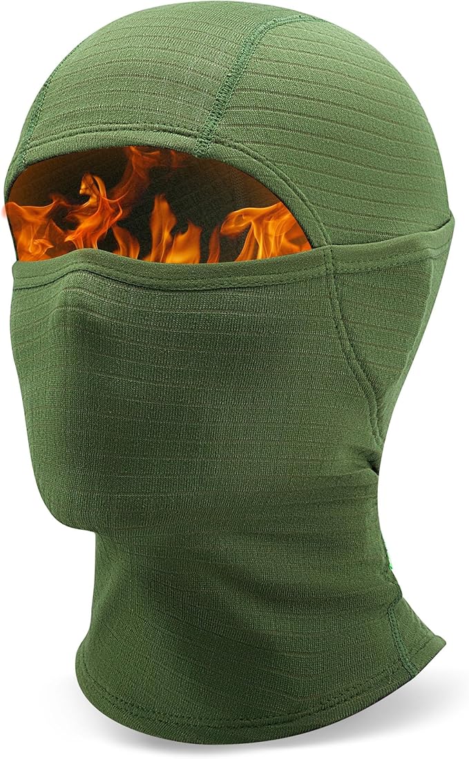 Qunature Balaclava Máscara de esqui de inverno Balaclava Ski Motocicleta Máscara facial feminina / masculina Balaclava quente à prova de vento respirável para esportes ao ar livre, esqui, snowboard, ciclismo