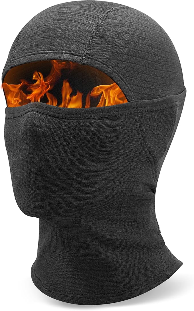 Qunature Balaclava Máscara de esqui de inverno Balaclava Ski Motocicleta Máscara facial feminina / masculina Balaclava quente à prova de vento respirável para esportes ao ar livre, esqui, snowboard, ciclismo
