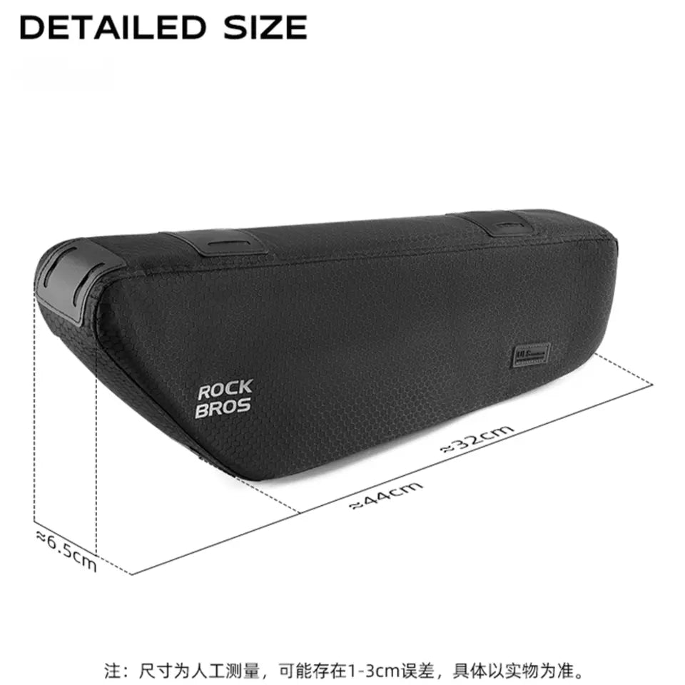 Bolsa de bicicleta ROCKBROS bolsa triangular removível para MTB 2.9L
