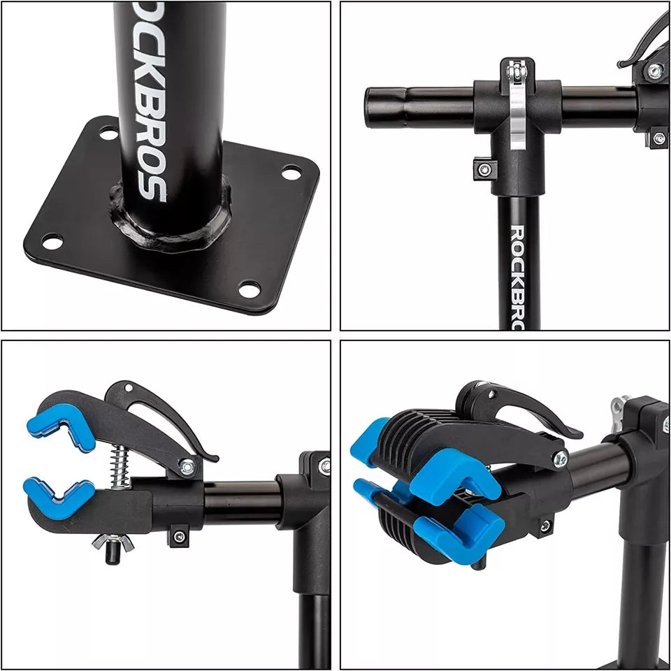 Suporte de montagem de bicicletas ROCKBROS, suporte de fixação de bicicletas, suporte de reparo, ajustável
