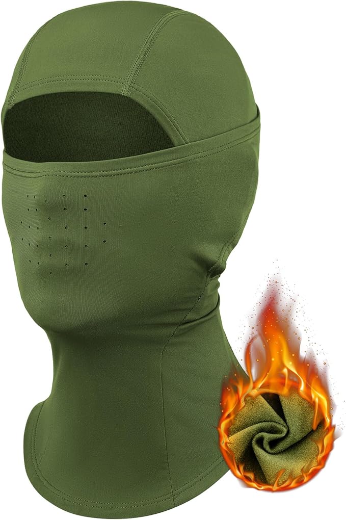 Qunature Balaclava Balaclava Esqui de inverno Máscara Facial respirável à prova de vento Máscara M/L para esportes ao ar livre Esqui Ciclismo Snowboard Motociclismo Mulheres/Homens