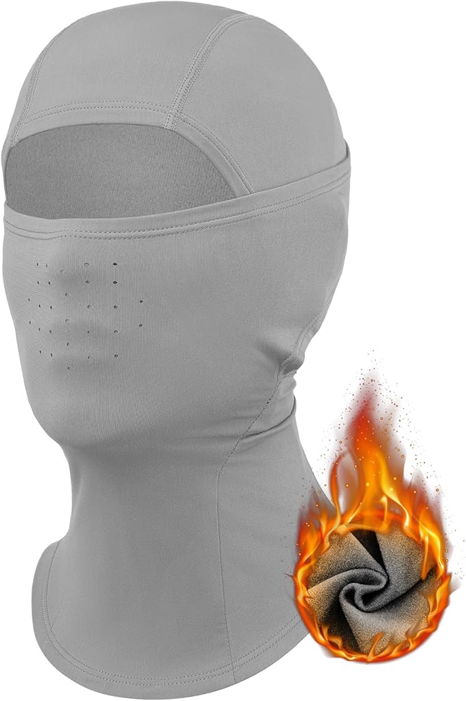 Qunature Balaclava Balaclava Esqui de inverno Máscara Facial respirável à prova de vento Máscara M/L para esportes ao ar livre Esqui Ciclismo Snowboard Motociclismo Mulheres/Homens