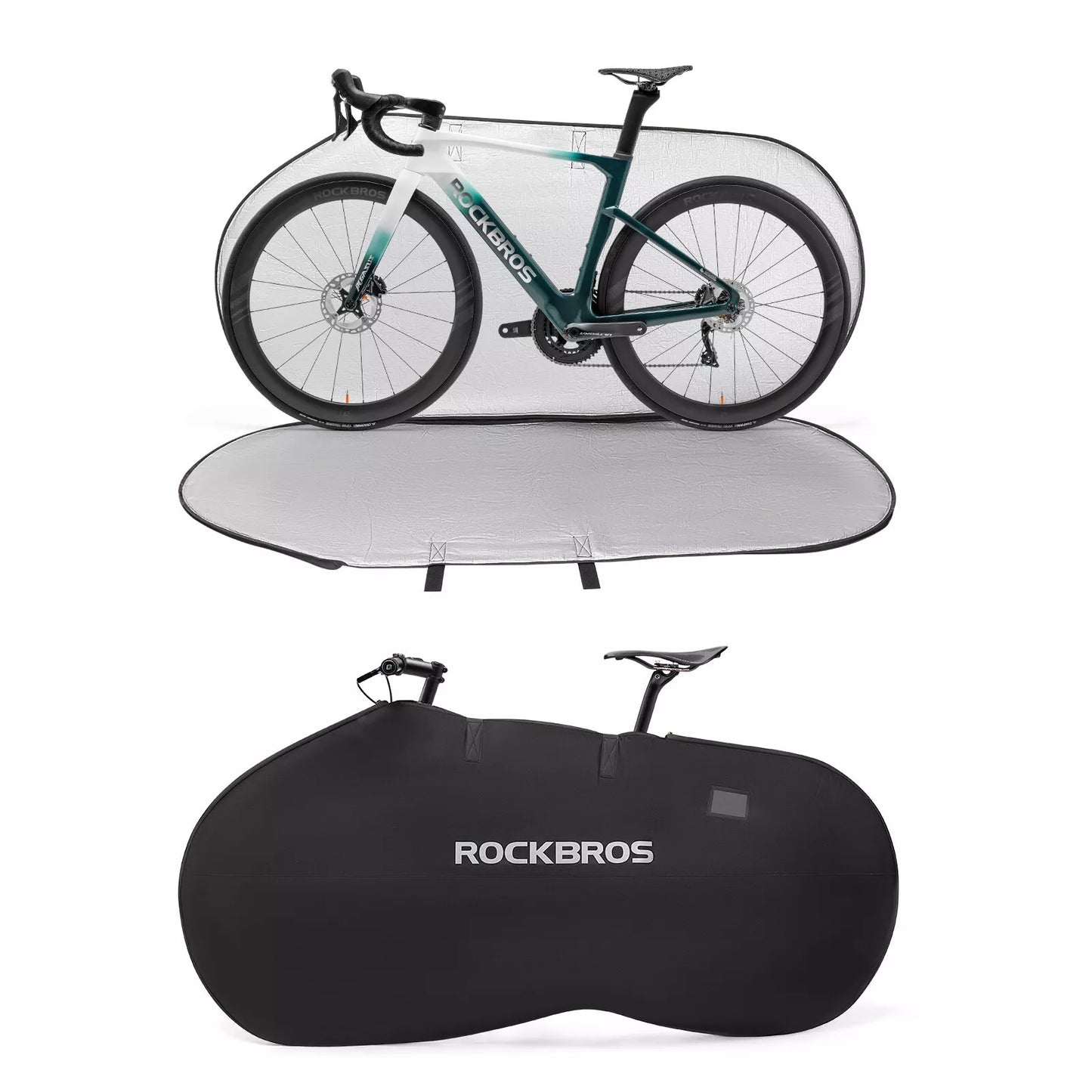 Bolsa de transporte de bicicleta ROCKBROS para 1 bicicleta até 26 polegadas bolsa de armazenamento MTB