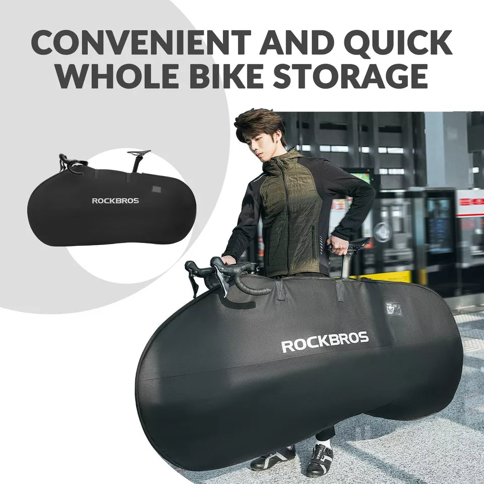 Bolsa de transporte de bicicleta ROCKBROS para 1 bicicleta até 26 polegadas bolsa de armazenamento MTB