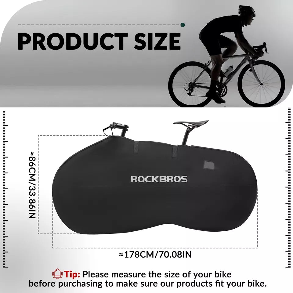 Bolsa de transporte de bicicleta ROCKBROS para 1 bicicleta até 26 polegadas bolsa de armazenamento MTB