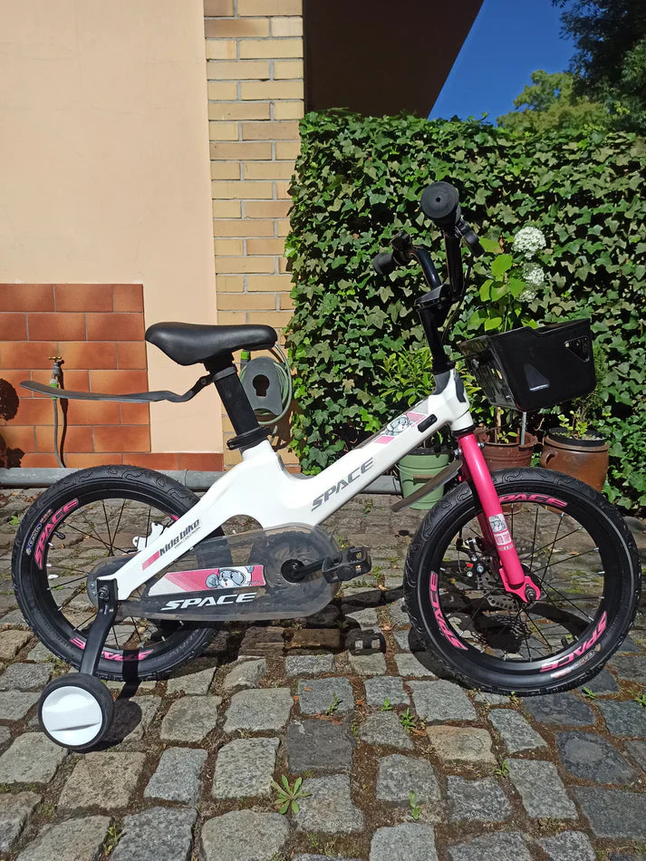 Bicicleta infantil SKYS de 3 a 9 anos 14/16/18 polegadas rosa