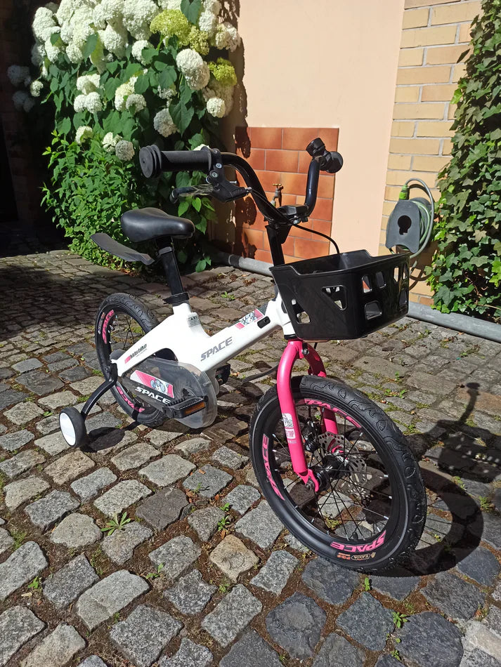Bicicleta infantil SKYS de 3 a 9 anos 14/16/18 polegadas rosa