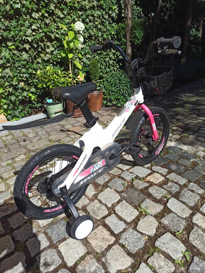 Bicicleta infantil SKYS de 3 a 9 anos 14/16/18 polegadas rosa