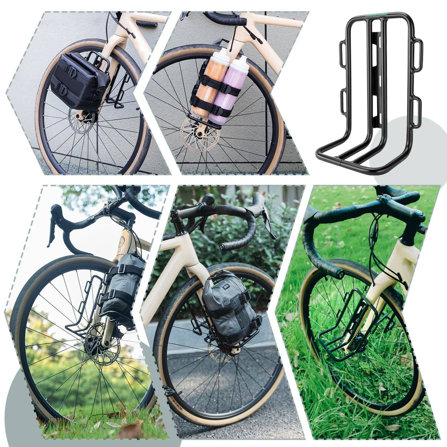 Bolsa alforje para garfo dianteiro, 2,7 L, impermeável, ROCKBROS