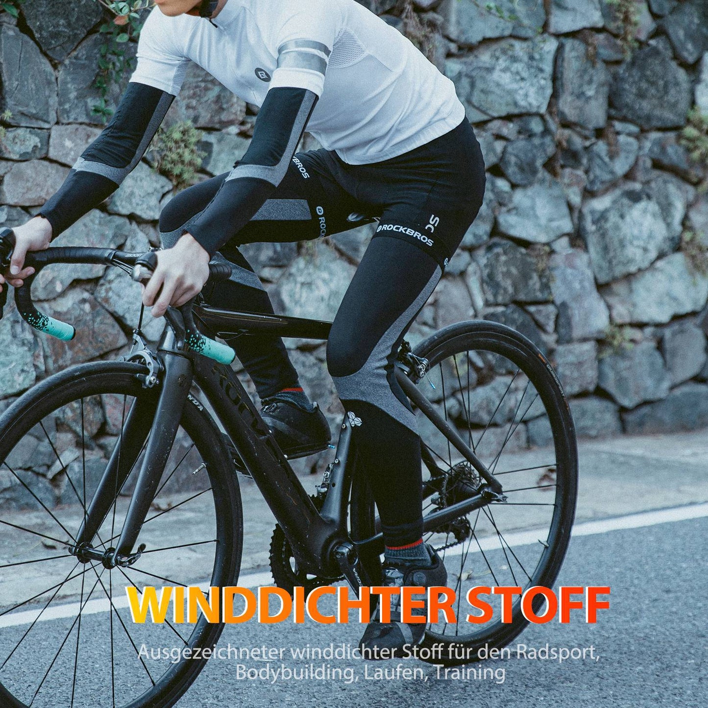 Polainas para ciclismo, polainas de inverno para mulheres e homens, ROCKBROS