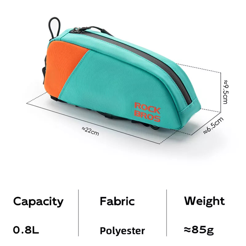 Tubo superior do saco da estrutura do saco de bicicleta ROCKBROS