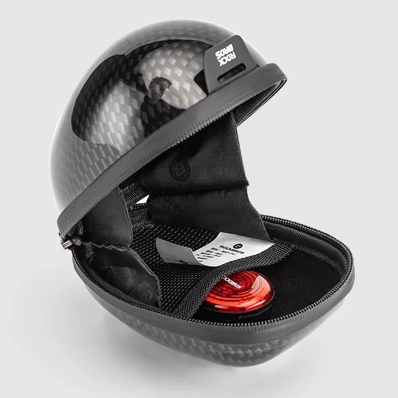 ROCKBROS bolsa de sela rígida para bicicleta bolsa de assento com liberação rápida 0,4L