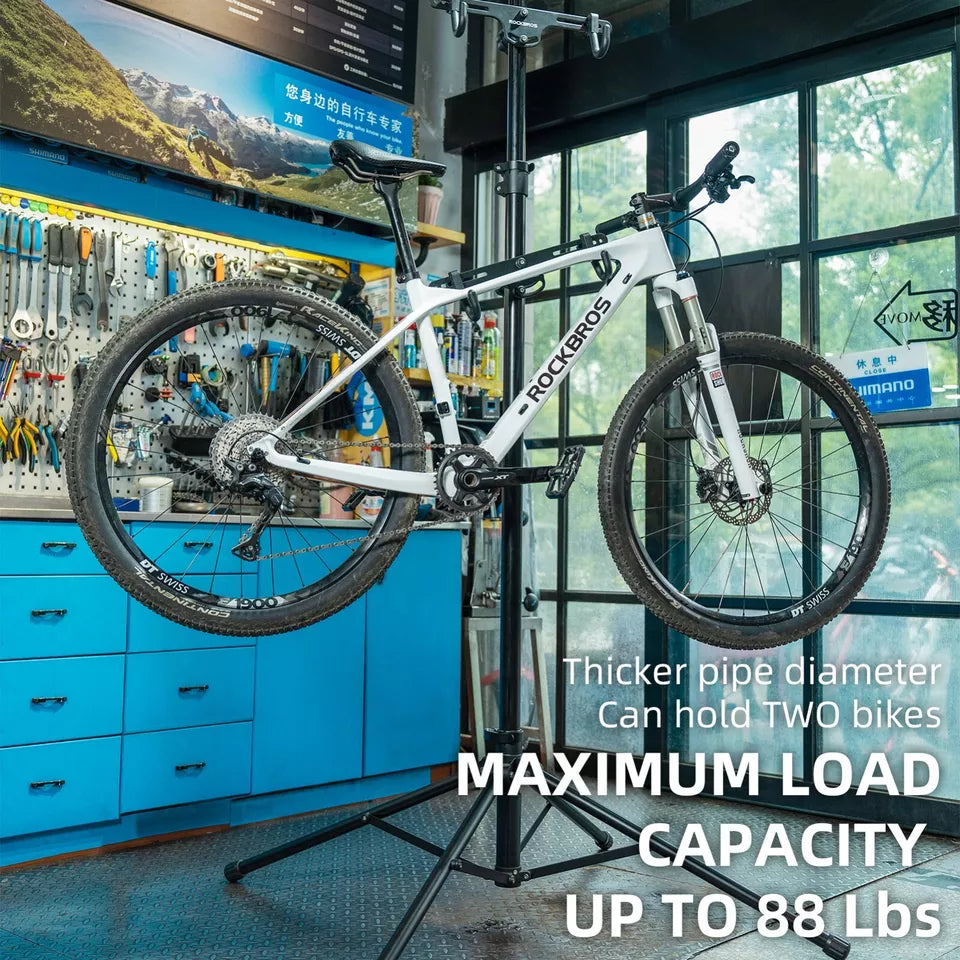 Suporte de montagem duplo para bicicleta ROCKBROS Suporte para reparo de energia ajustável