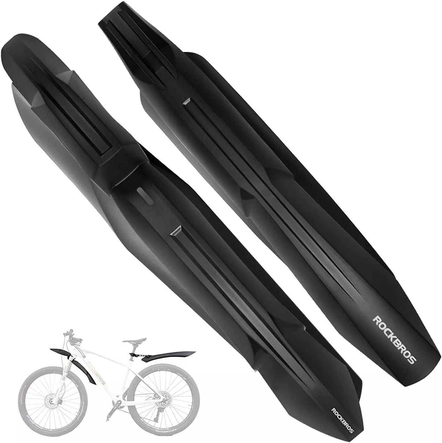 ROCKBROS conjunto de guarda-lamas de bicicleta de 24-29 polegadas paralama de liberação rápida MTB