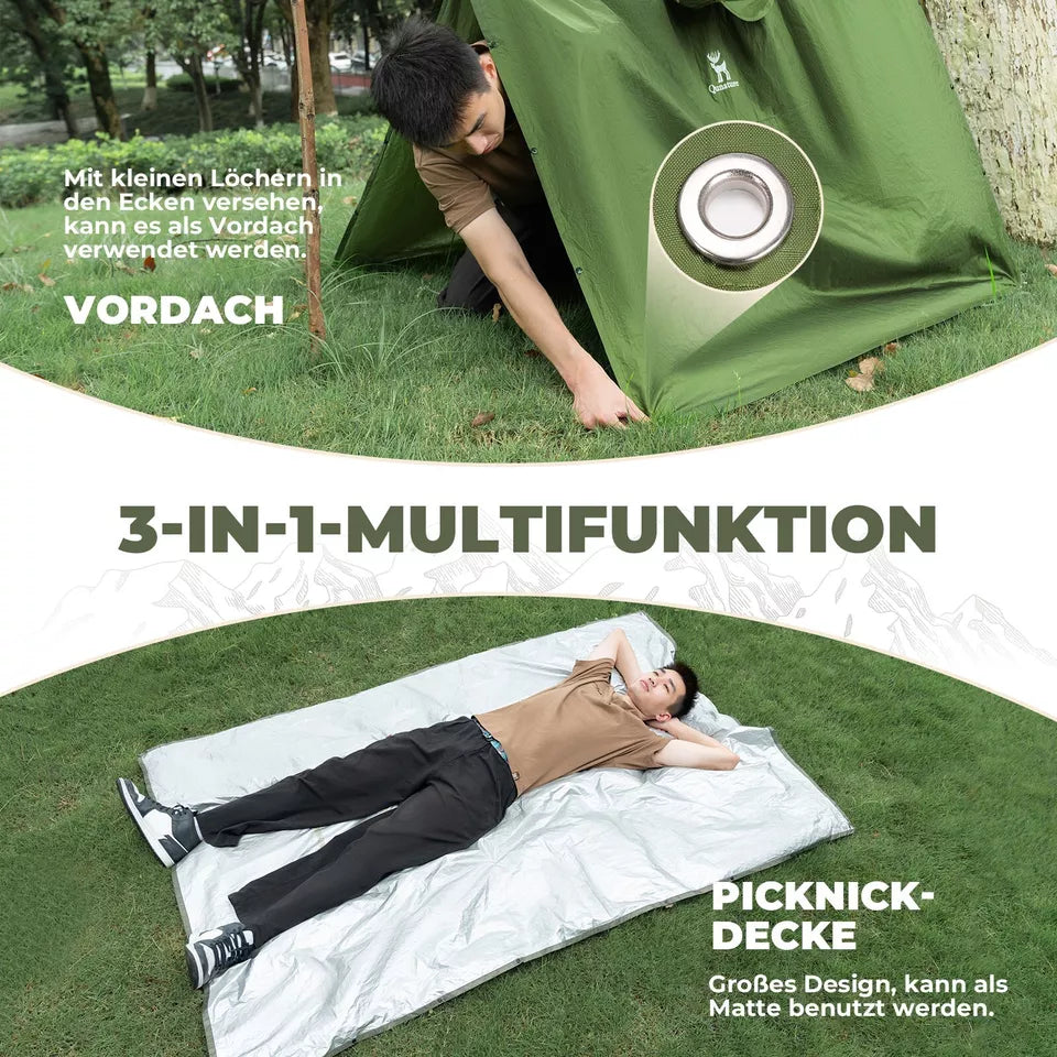 Qunature Outdoors Multifuncional Poncho de Chuva Bicicleta Capa de Chuva Poncho de Chuva