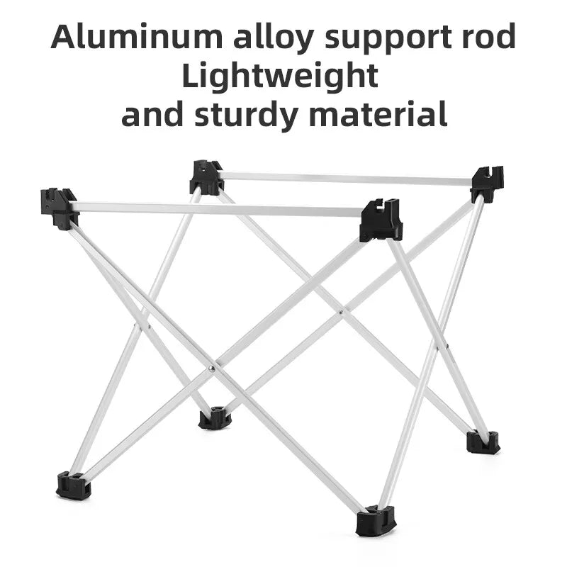 Mesa de acampamento Qunature mesa dobrável de alumínio com saco 600D mesa de piquenique até 15KG
